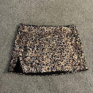 Free People Sparkle Mini Skirt